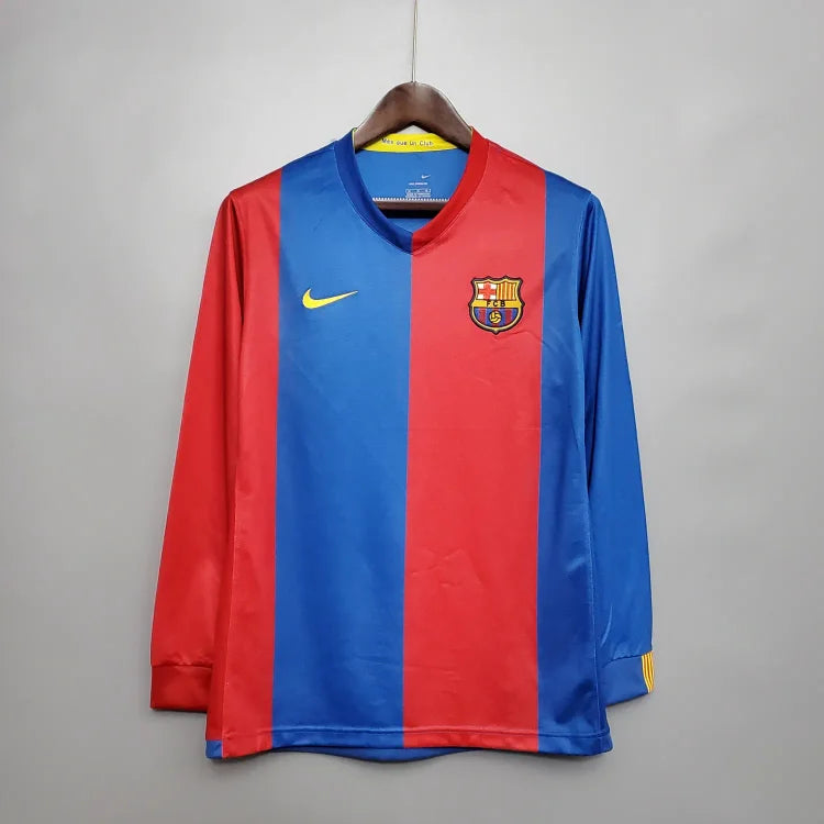 2006/07 Barcelona Home Long Sleeve Retro Jersey
