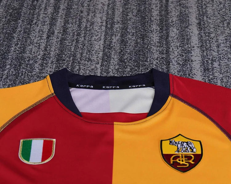 2000/01 Roma Home Shirt - Kids