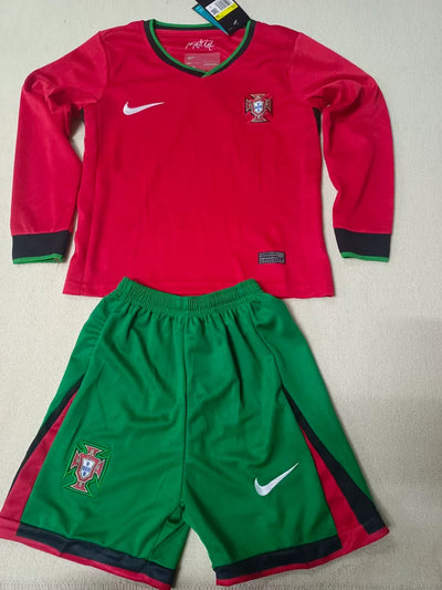 2024/25 Portugal Home Long Sleeve Children'S Jersey