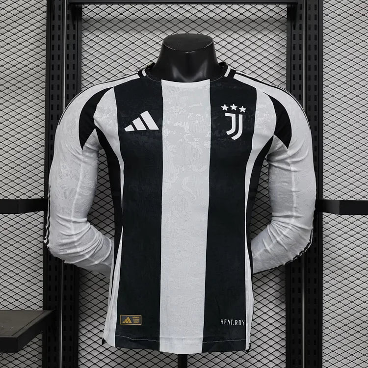 2024/25 Juventus Home Long Sleeve Shirt - Player Version