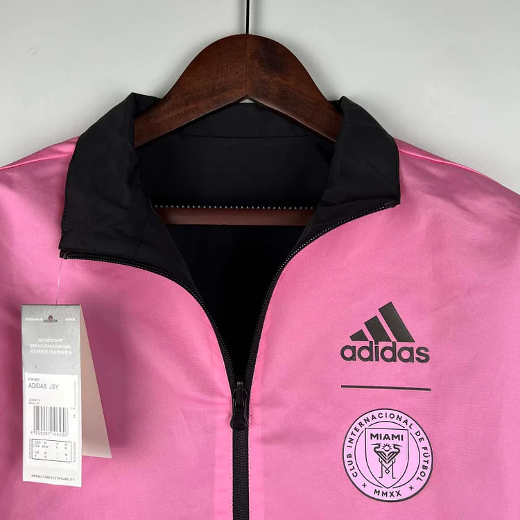 2023/2024 Inter Miami Reversible Windbreaker(black-pink)Soccer Jersey