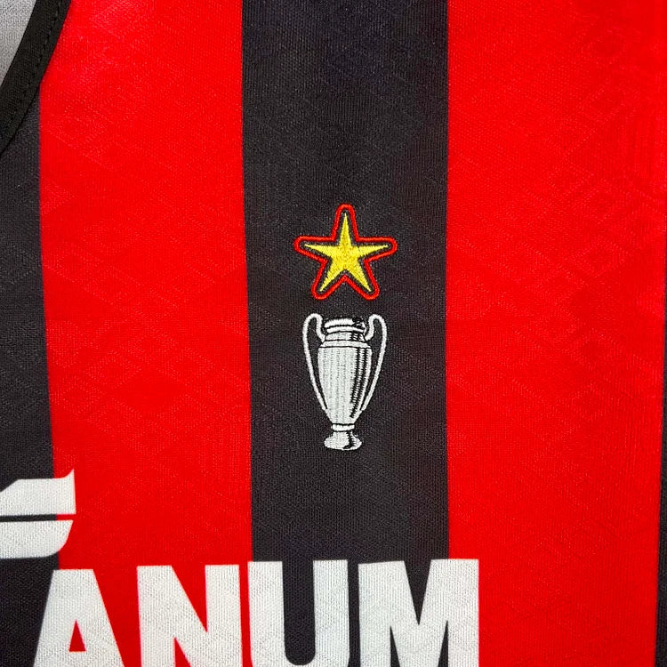 1989/90 AC Milan Home Retro Jersey