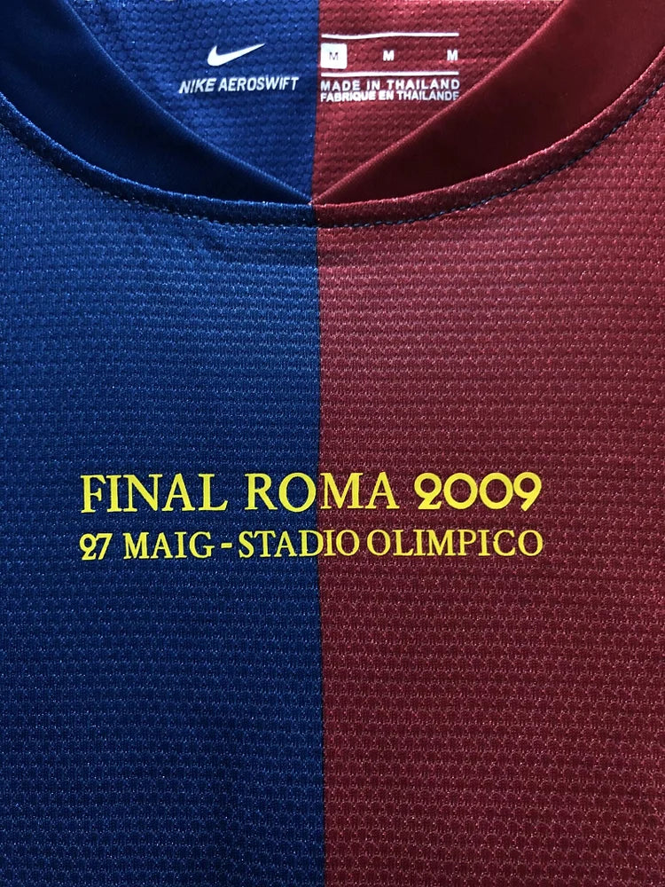 2008/09 Barcelona Home Long Sleeve Shirt - Champions League Edition