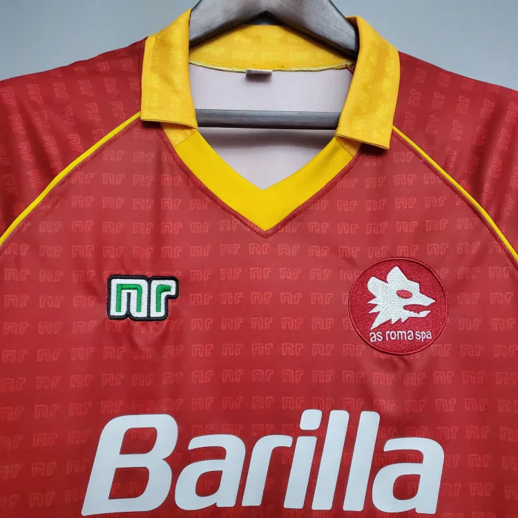 1990/91 Roma home retro jersey