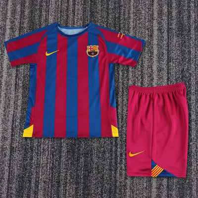 2005/06 Barcelona Home Retro - Kids Kit