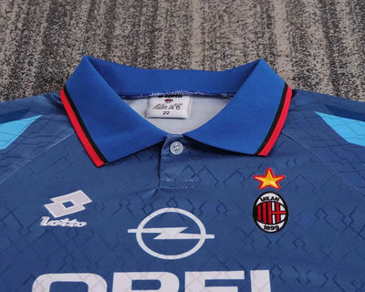 1995/96 Ac Milan Away Retro - Kids Kit