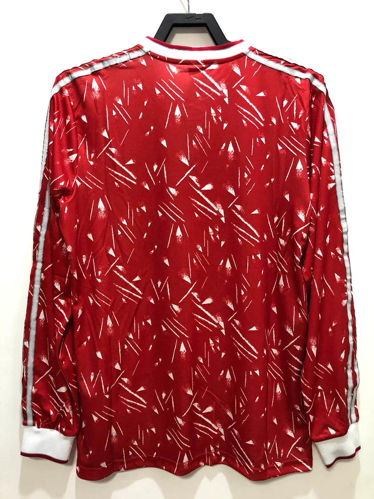 1989/91 Liverpool Home Long Sleeve Shirt