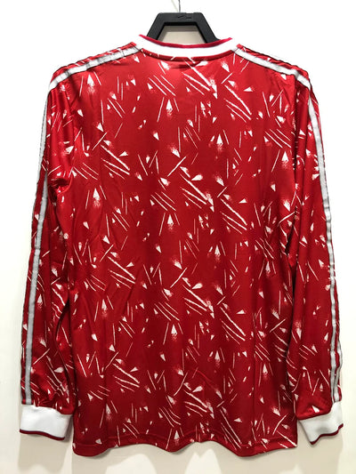 1989/91 Liverpool Home Long Sleeve Shirt