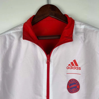 2023/24 Bayern Munich Double-sided Windbreaker (Red and White)