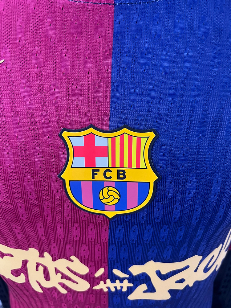 2024/2025 Barcelona Home Players Long Sleeve Joint Model