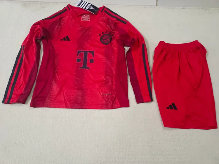 2024/25 Bayern Munich Home Long Sleeve Children'S Jersey