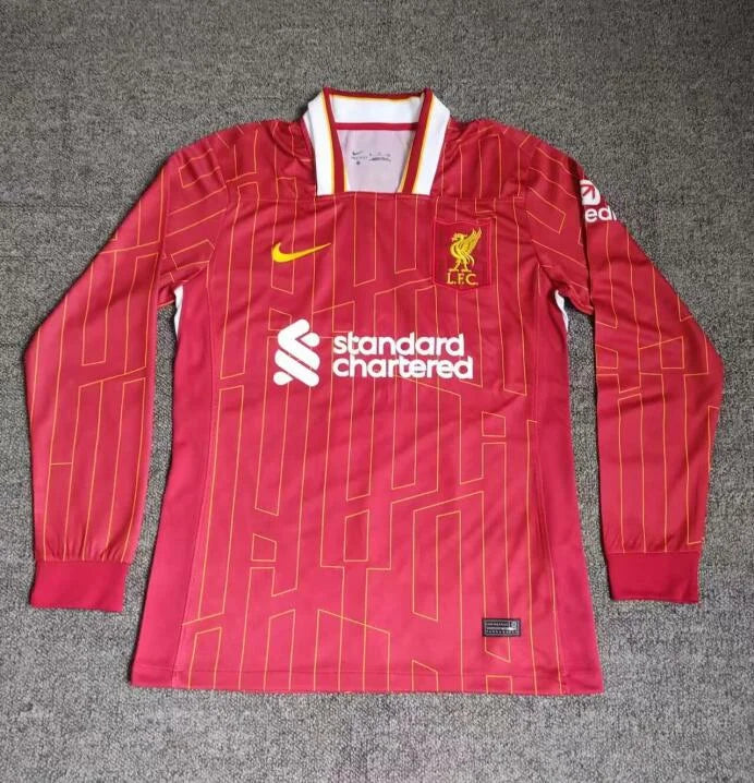 2024/25 Liverpool Home long sleeve jersey -
