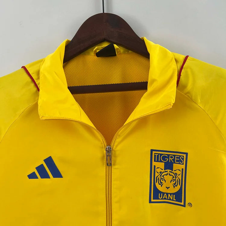 2023/2024 Tigres Jersey Windbreaker yellow Soccer Jersey