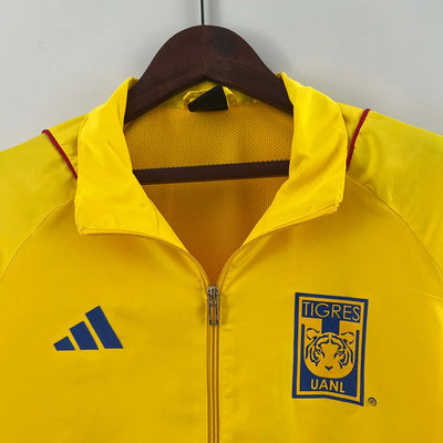 2023/2024 Tigres Jersey Windbreaker yellow Soccer Jersey