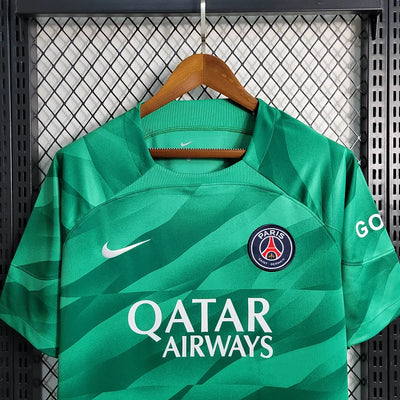 2023/24 Psg Paris Saint-Germain Goalkeeper Green Football Shirt