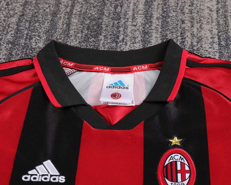 1998/99 Ac Milan Home Retro - Kids Kit