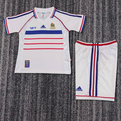 1998 France Away Retro - Kids Kit