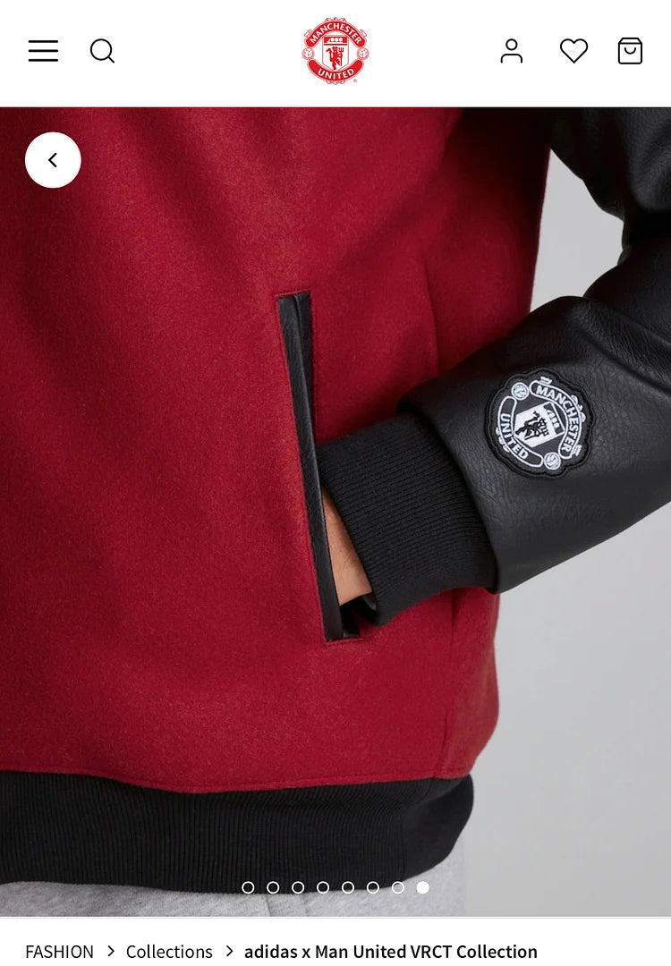 2025/2026 Manchester United Football Casual Warm Padded Jacket