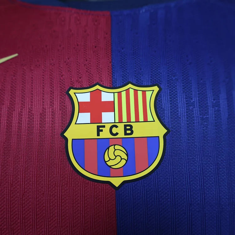 2024/2025 Barcelona Home Players Long Sleeve Joint Model