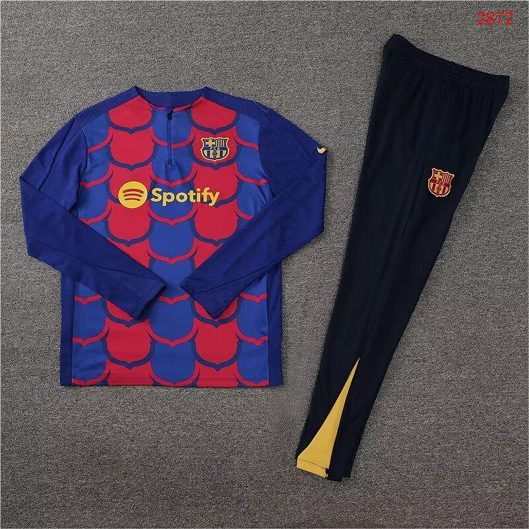 2024/25 Barcelona Half-Zip Training Kit