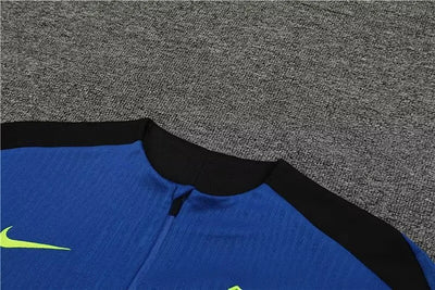 2024/25 Barcelona half-pull training suit colorful blue 1:1 Thai quality suit