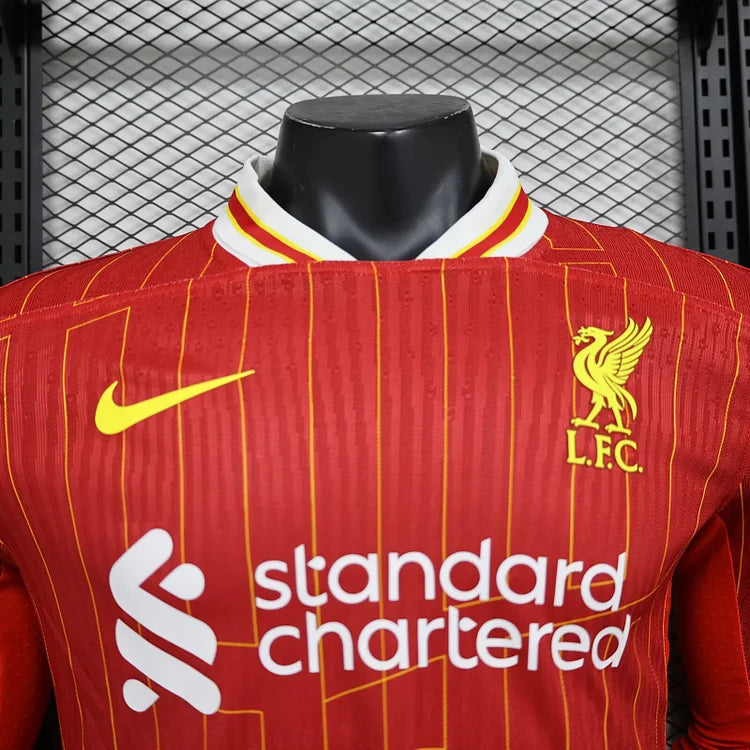 2024/25 LiverpoolHome long sleeve jersey