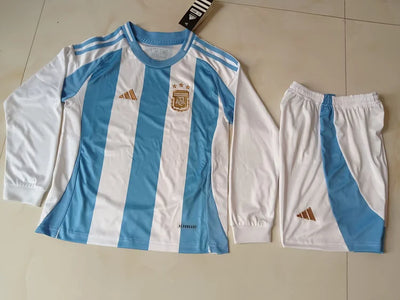 2024/25 Argentina Home Long Sleeves-Children'S Suit