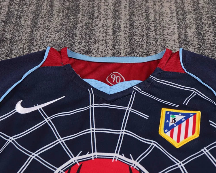 2004/05 Atletico Madrid Away Retro - Kids Kit