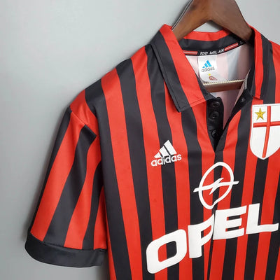 1999/00 AC Milan Home Retro Shirt