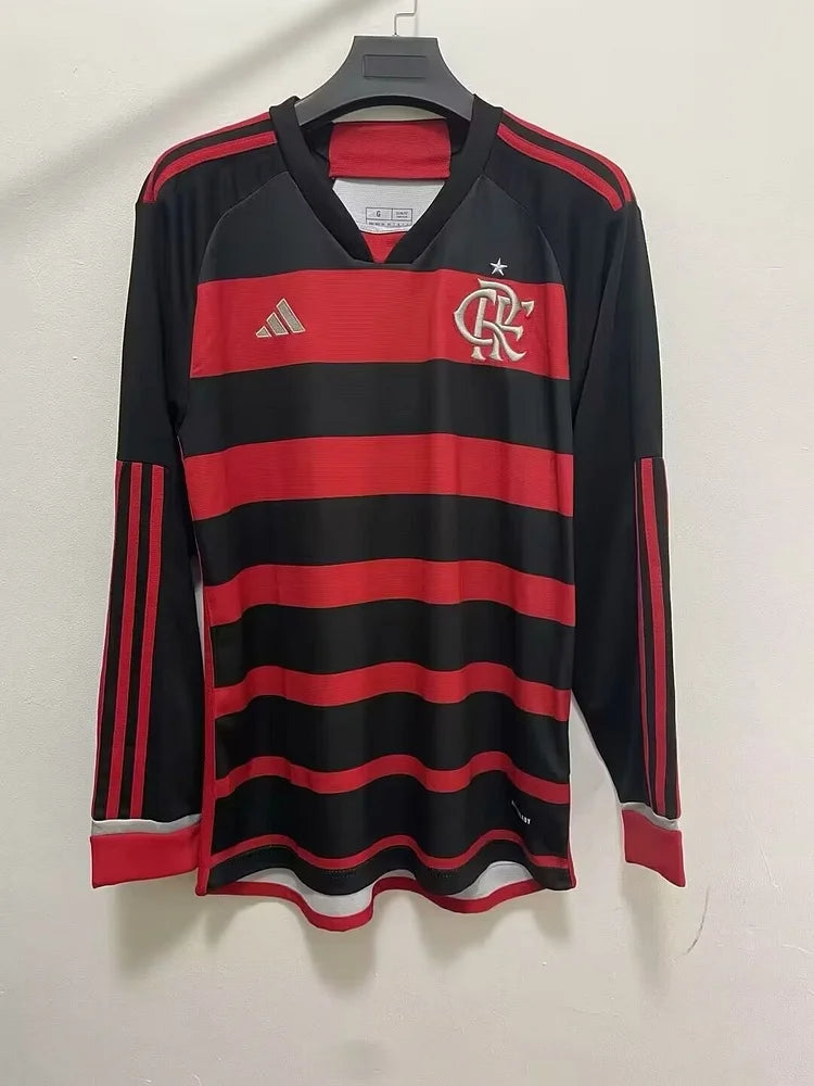 2024/25 Flamengo Home Fan Edition Long Sleeve Jersey