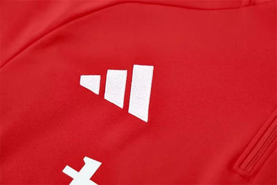 25/26 Manchester United red long-sleeved training suit