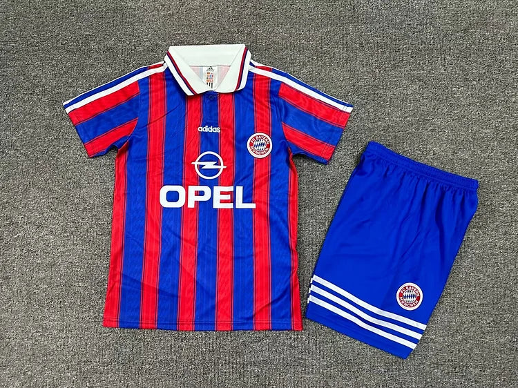 1995/97 Fc Bayern Home Retro - Kids Jersey