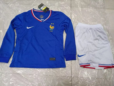 2024/25 France Home Long Sleeve Children'S Jersey