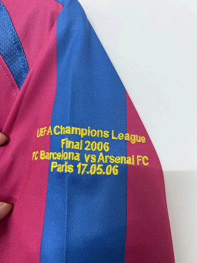 2005/06 Barcelona Home Long Sleeve Champions League Edition