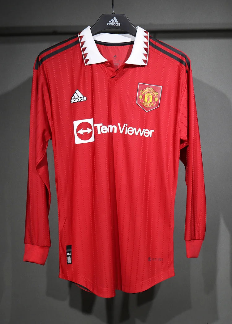 2022/23 Manchester United Home Long Sleeve - Player Edition