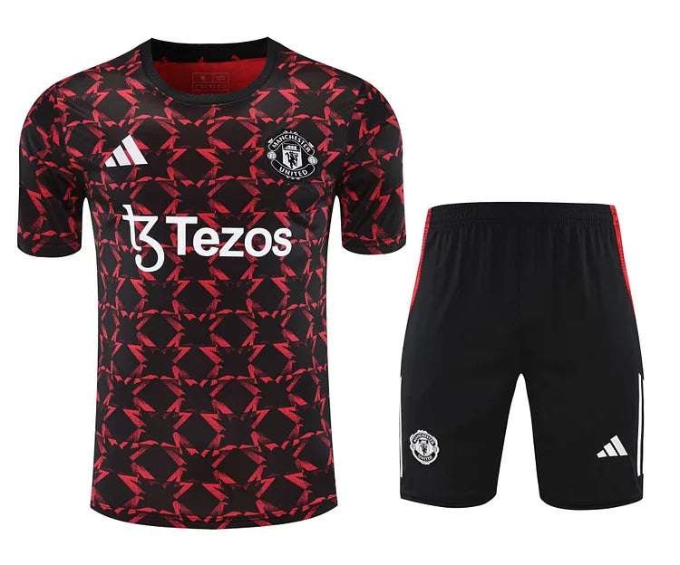 2025/2026 Manchester United Short-Sleeved Training Suit -