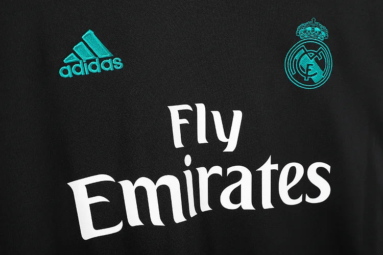 2017/18 Real Madrid Away Retro Long Sleeve Jersey