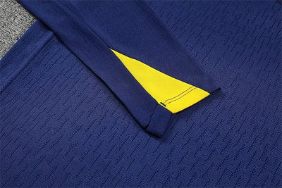 2025/2026 Atletico Madrid Blue Long-Sleeved Training Suit