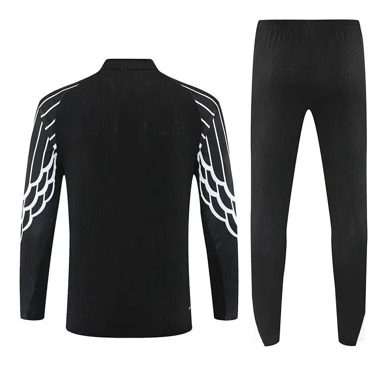 25/26 Paris black long-sleeved training suit