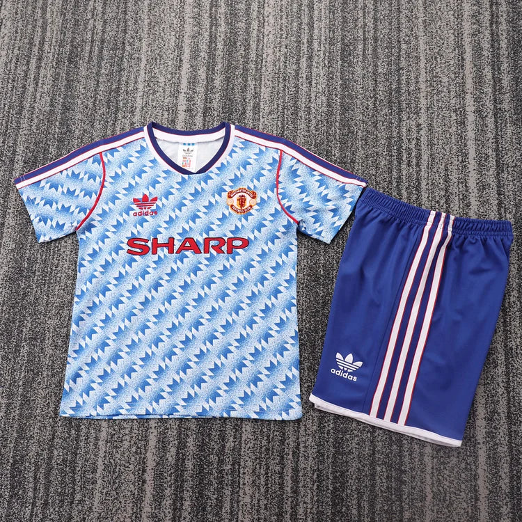 1990/92 Manchester United Away Shirt - Kids' Kit