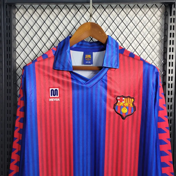1989/92 Barcelona Home Long Sleeve Shirt