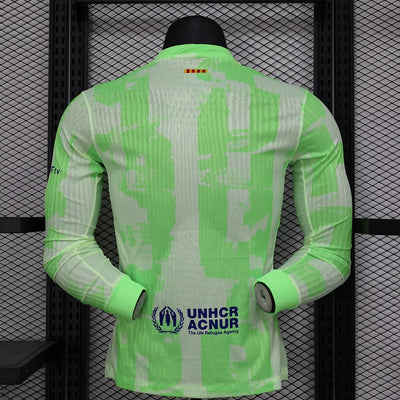 2024/2025 Barcelona Second Away Long Sleeve Player Version