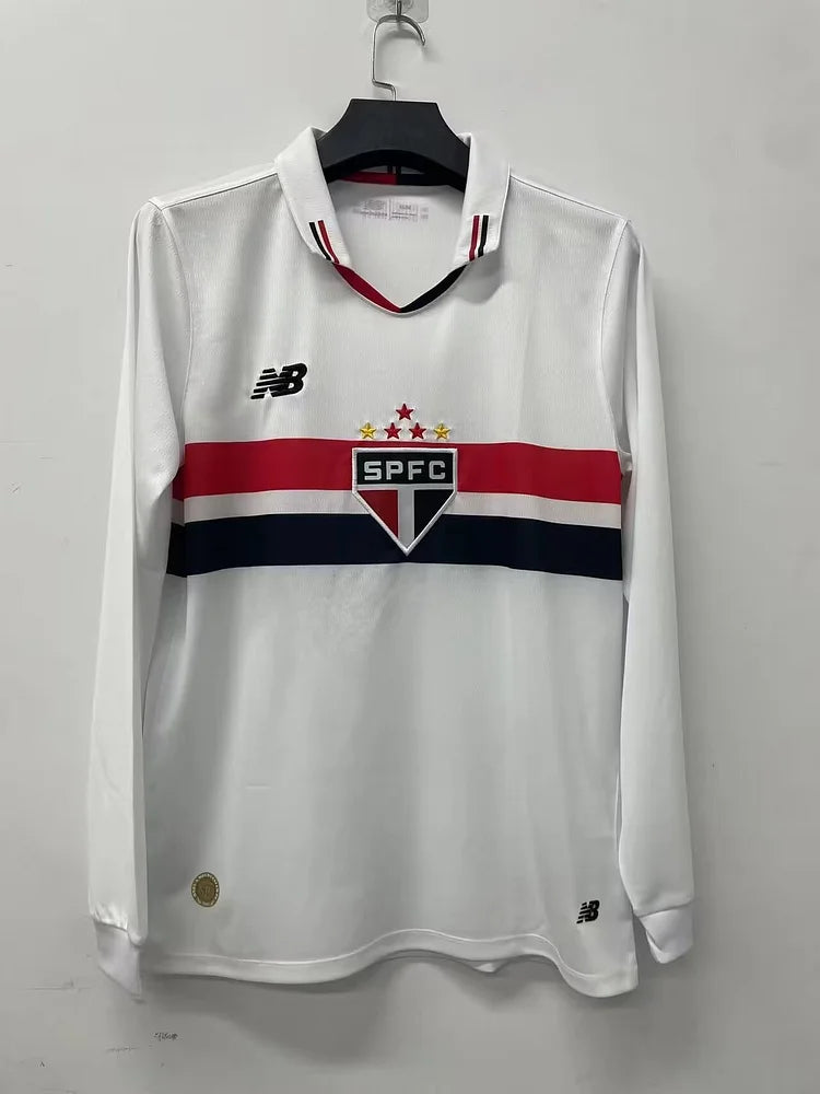 2024/25 Sao Paulo Home Long Sleeve Shirt