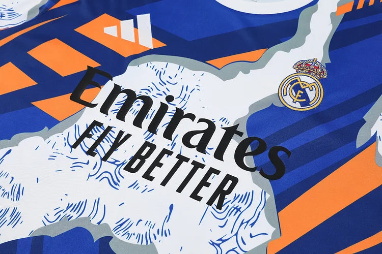 2025/2026 Real Madrid Short-Sleeved Training Suit