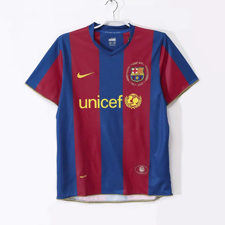 2007/08 Barcelona Home Retro Kit -