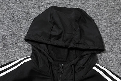 25/26 Juventus Black Windbreaker Jacket