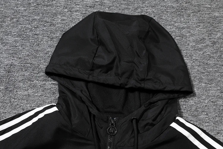 2025/2026 Juventus Black Windbreaker Jacket