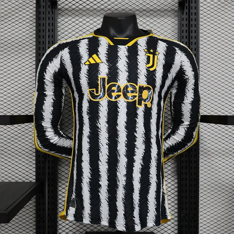 2023/2024 Juventus Home Long Sleeve Players Edition