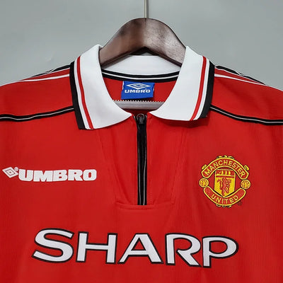 1998/99 Manchester United Home Long Sleeve Retro Shirt