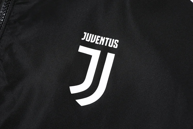 25/26 Juventus Black Windbreaker Jacket